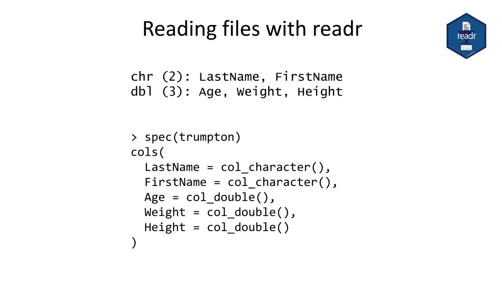 reading files with readr 2