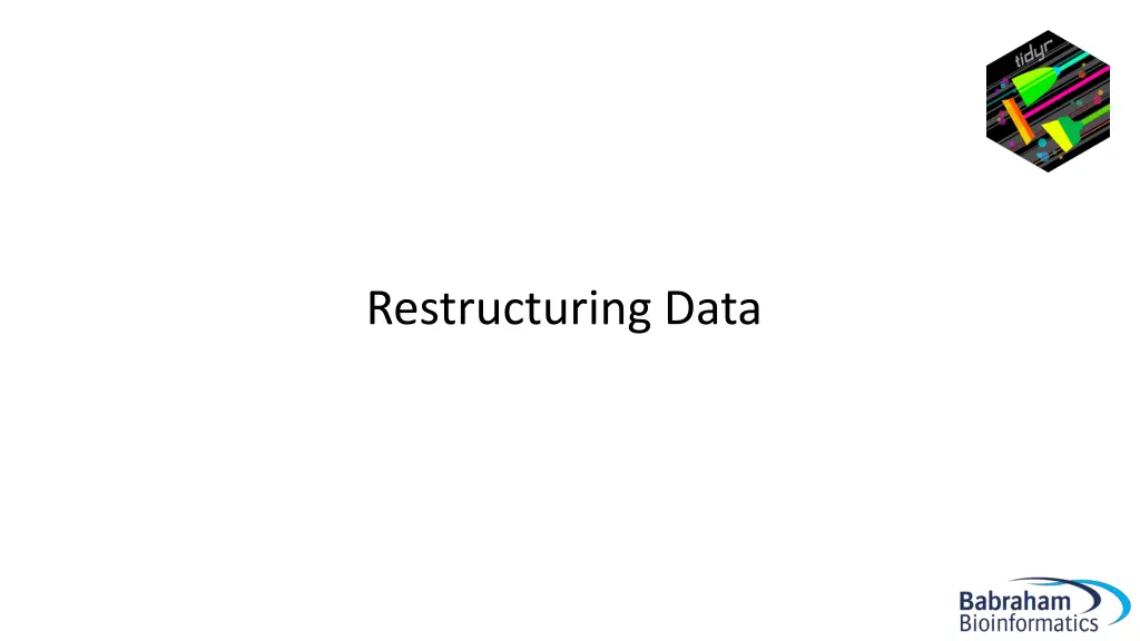 restructuring data