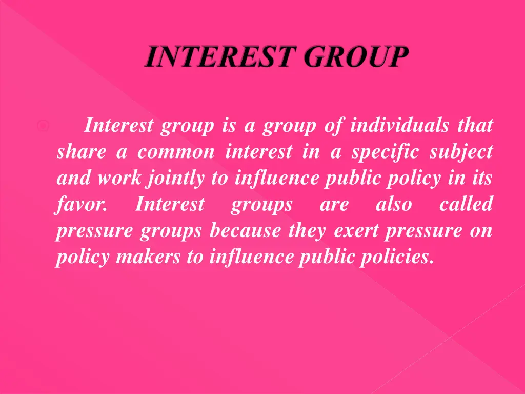 interest group