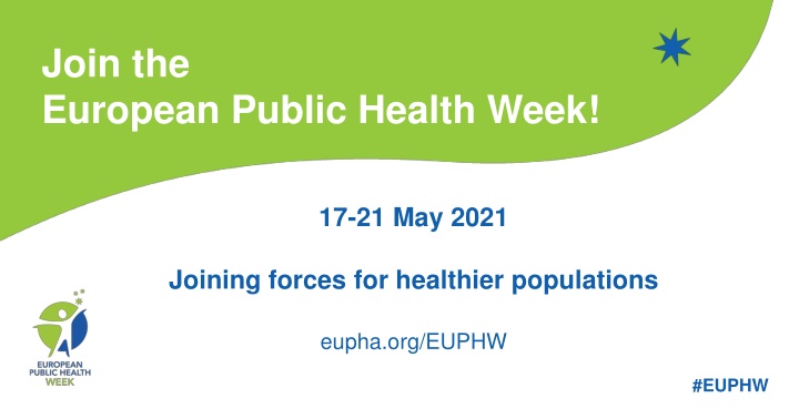 join the european public health week