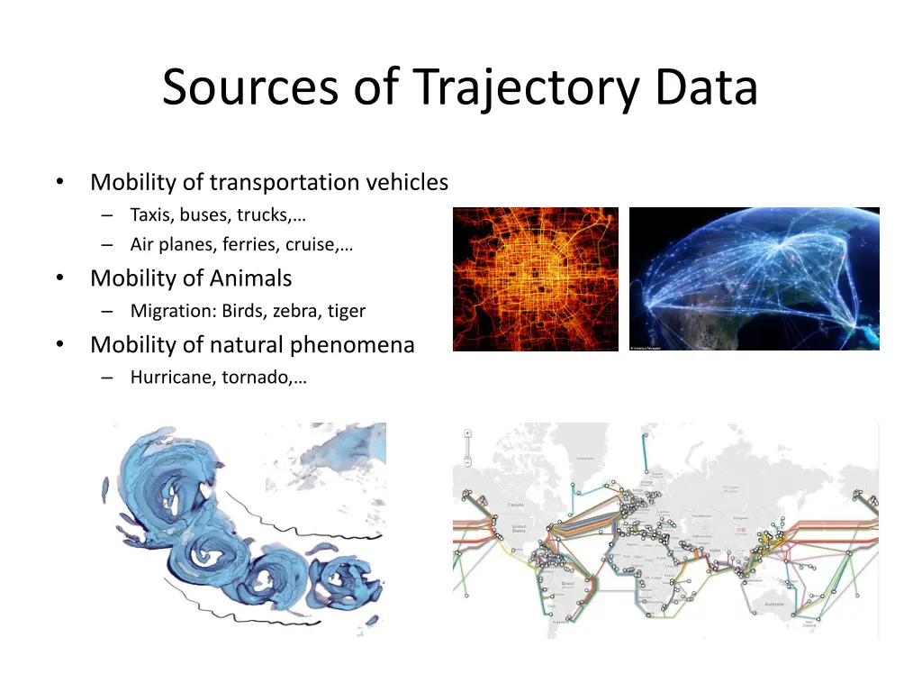 sources of trajectory data 1