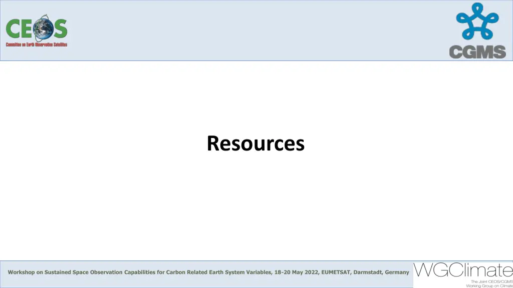 resources