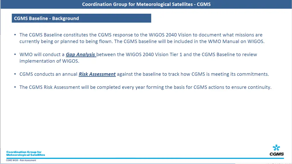 workshop on sustained space observation