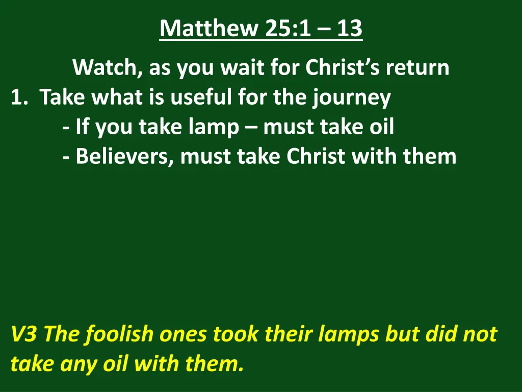 matthew 25 1 13 16