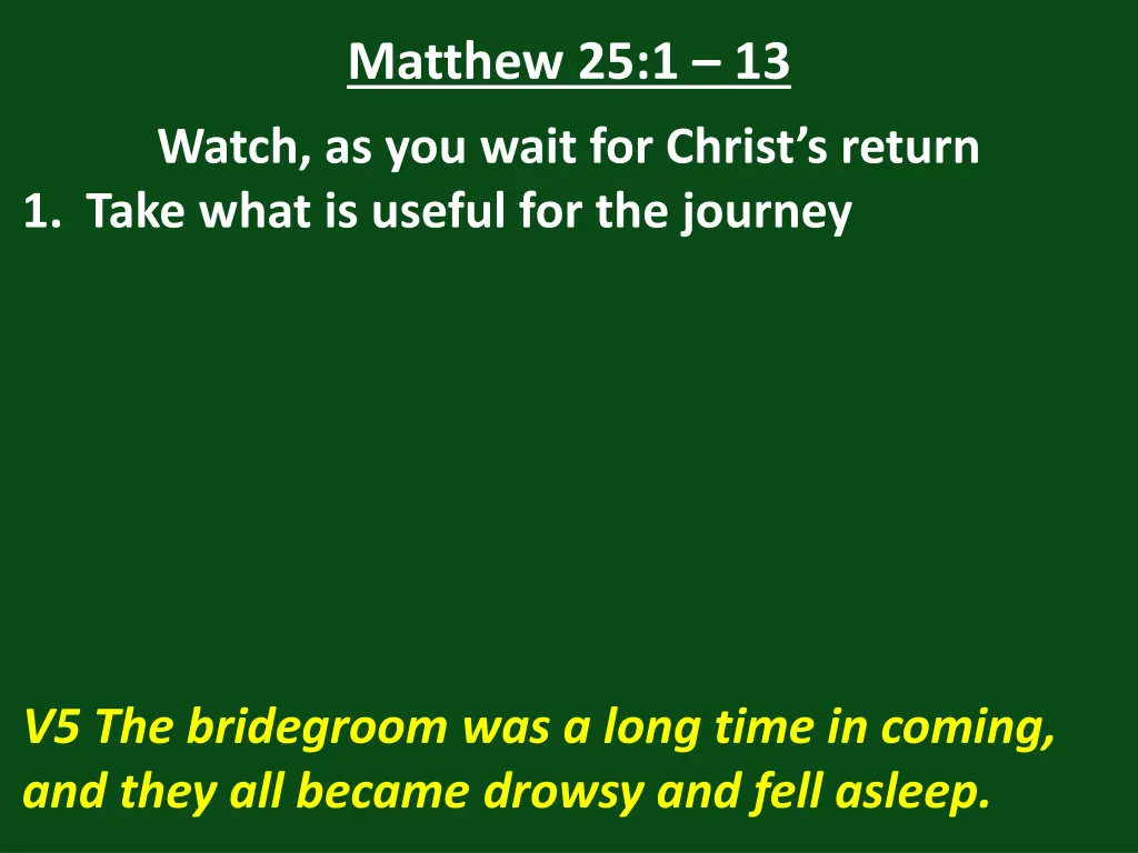 matthew 25 1 13 21