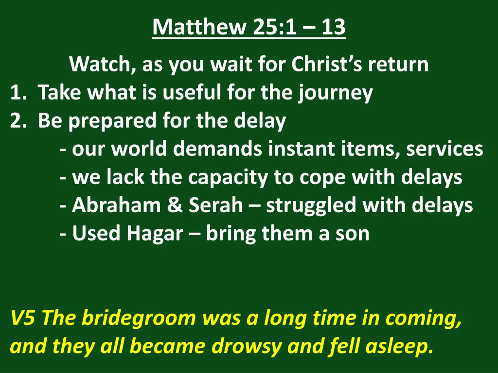 matthew 25 1 13 26