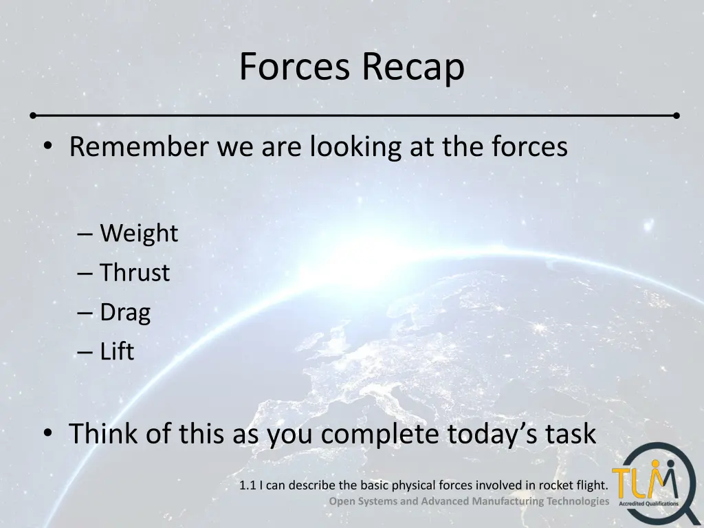 forces recap