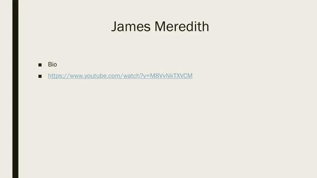 james meredith