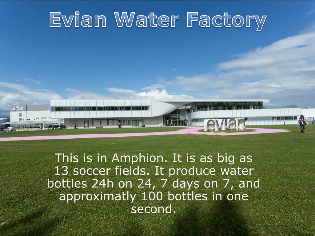 evian water factory