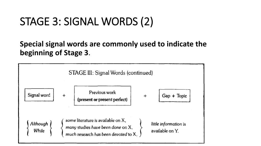 stage 3 stage 3 signal words 2 signal words 2