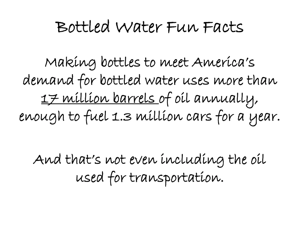 bottled water fun facts bottled water fun facts