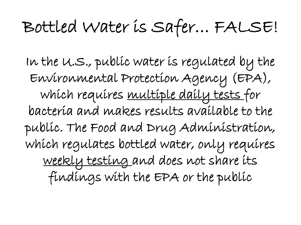 bottled water is safer false bottled water 1