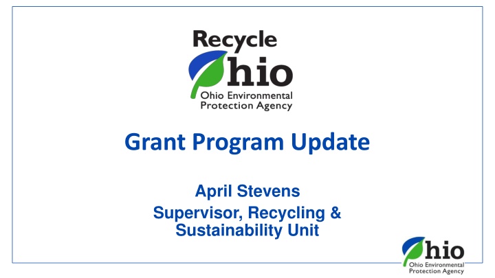 grant program update