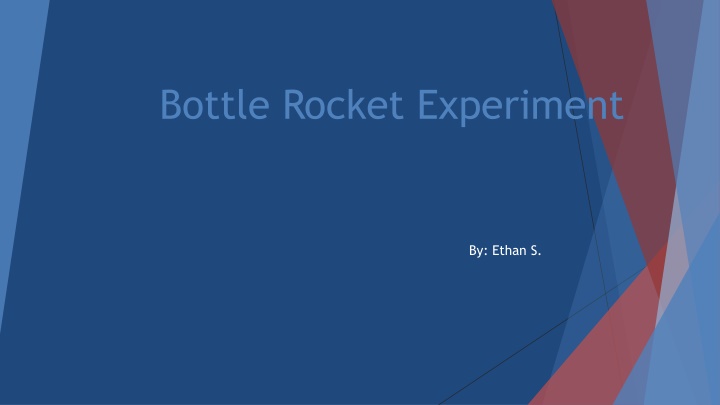 bottle rocket experiment