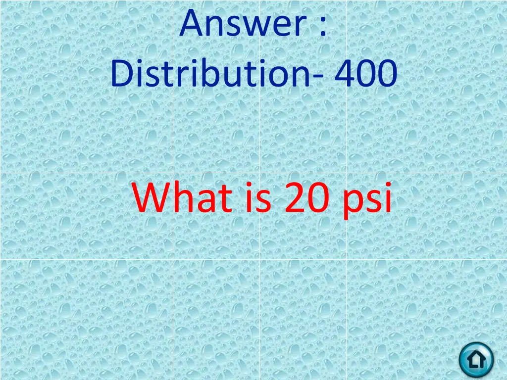 answer distribution 400