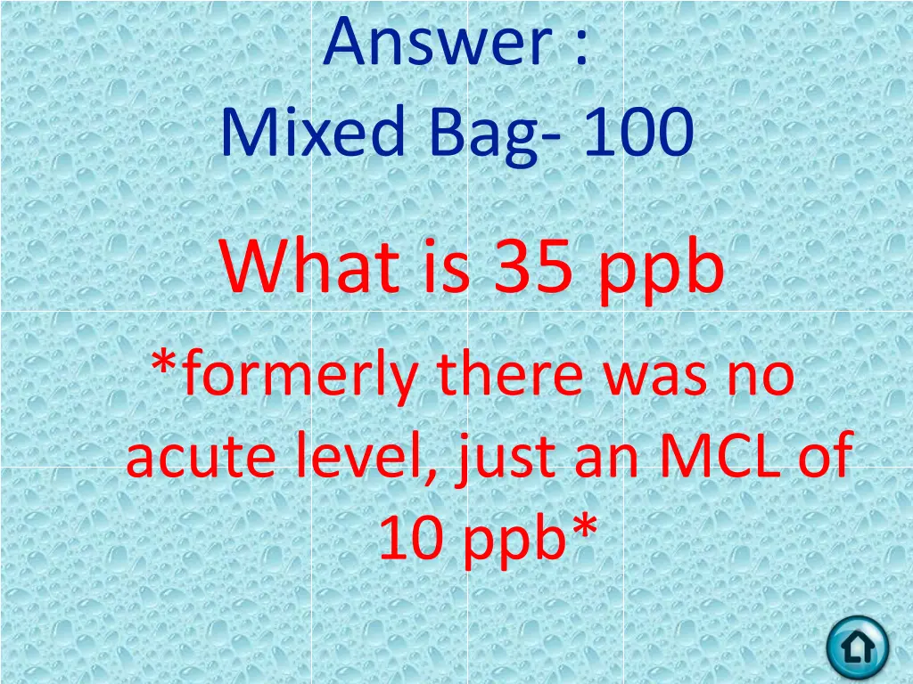 answer mixed bag 100