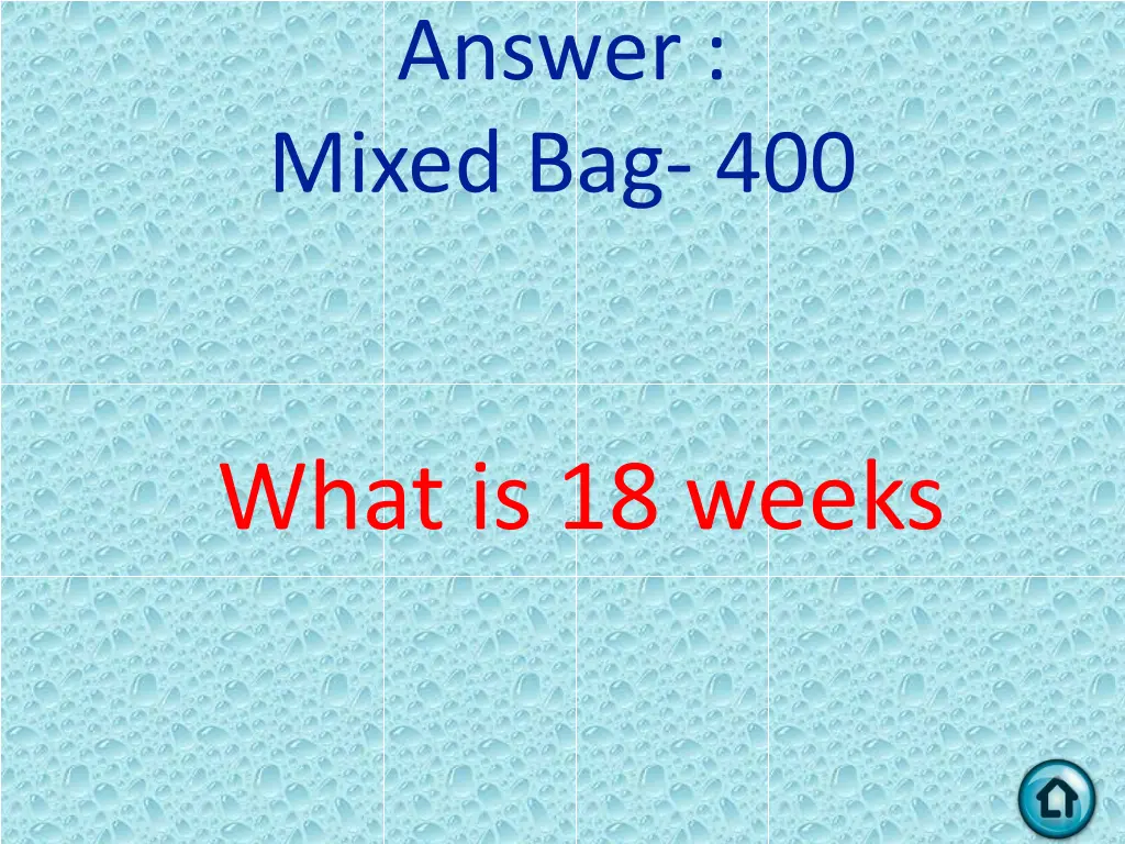 answer mixed bag 400