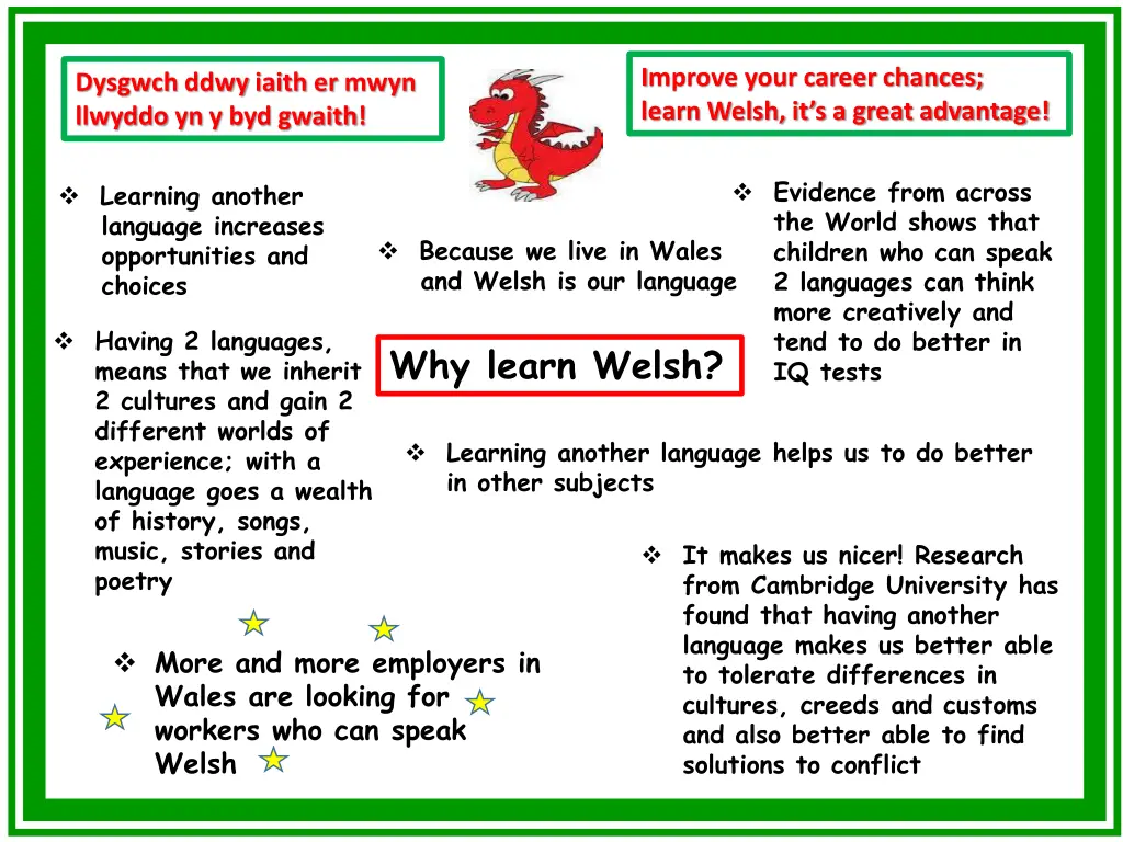 improve your career chances learn welsh