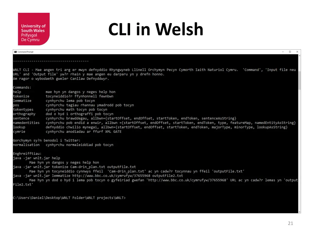 cli in welsh