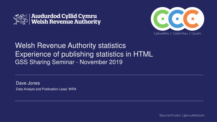 welsh revenue authority statistics experience