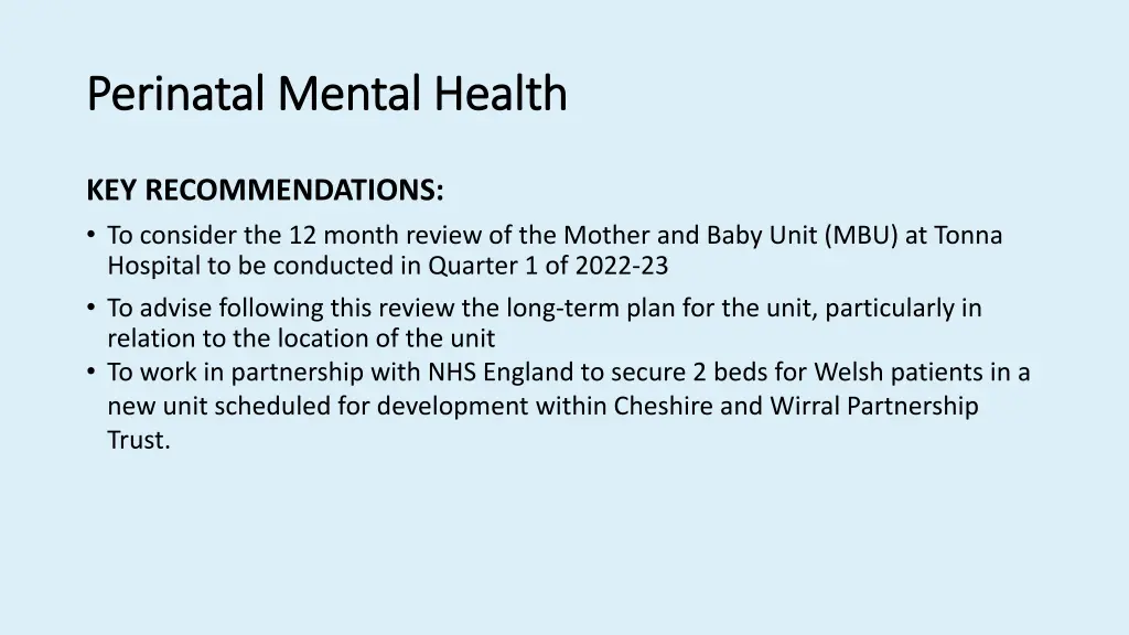 perinatal mental health perinatal mental health