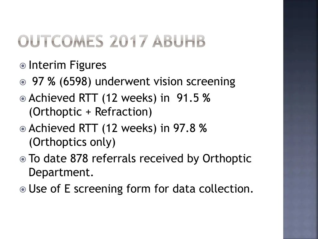 outcomes 2017 abuhb