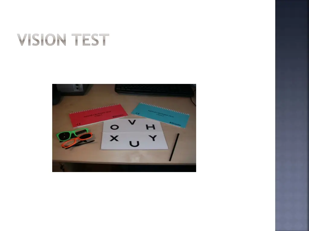 vision test