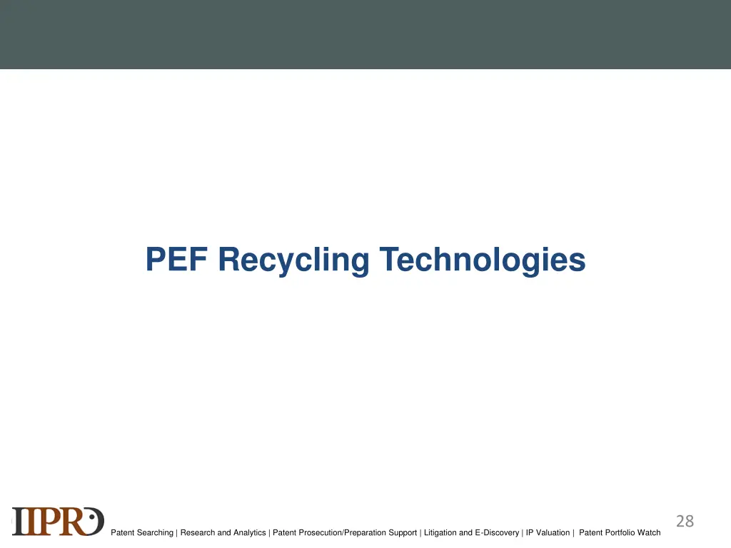 pef recycling technologies