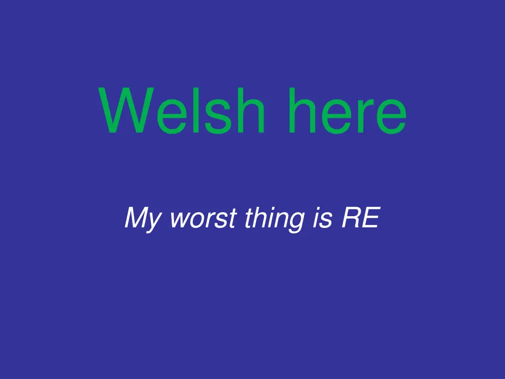 welsh here 13