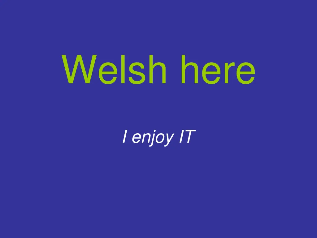 welsh here 9