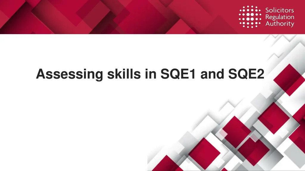 assessing skills in sqe1 and sqe2