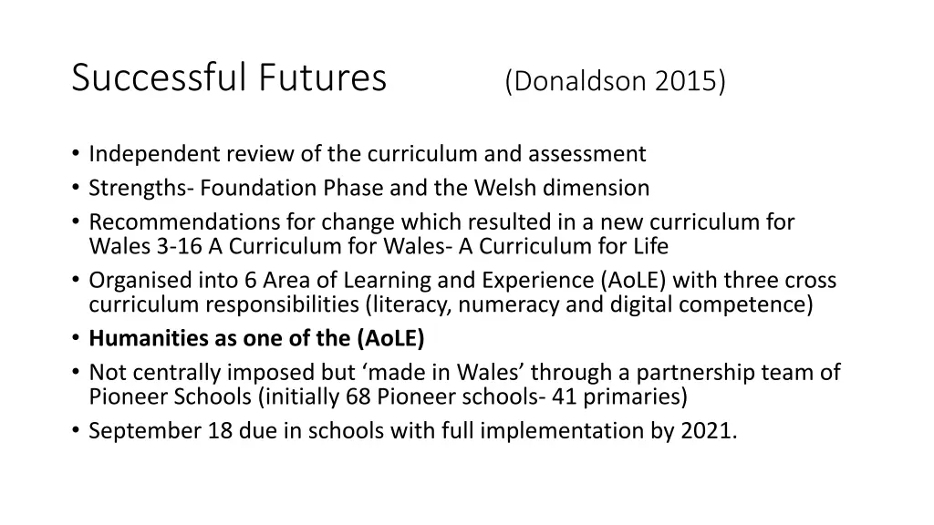 successful futures donaldson 2015