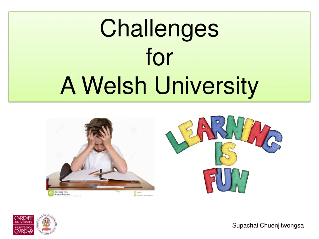 challenges for a welsh university