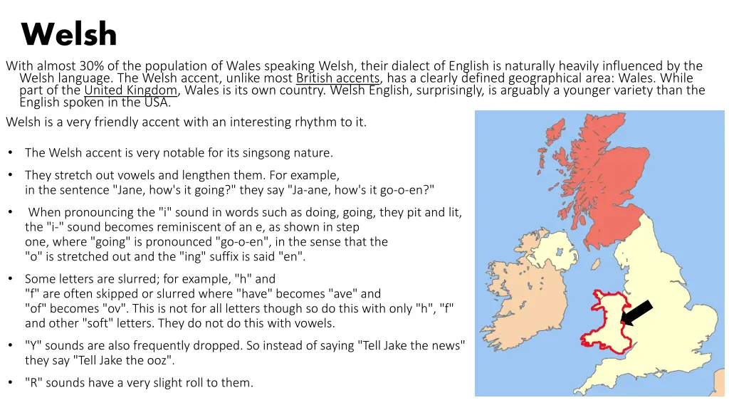 welsh with almost 30 of the population of wales