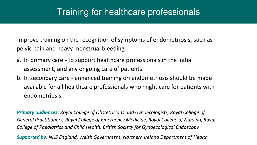 training for healthcare professionals