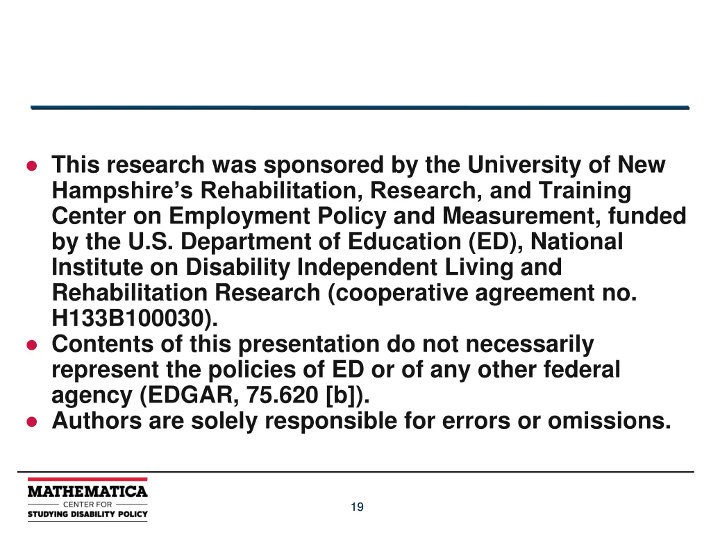 this research was sponsored by the university