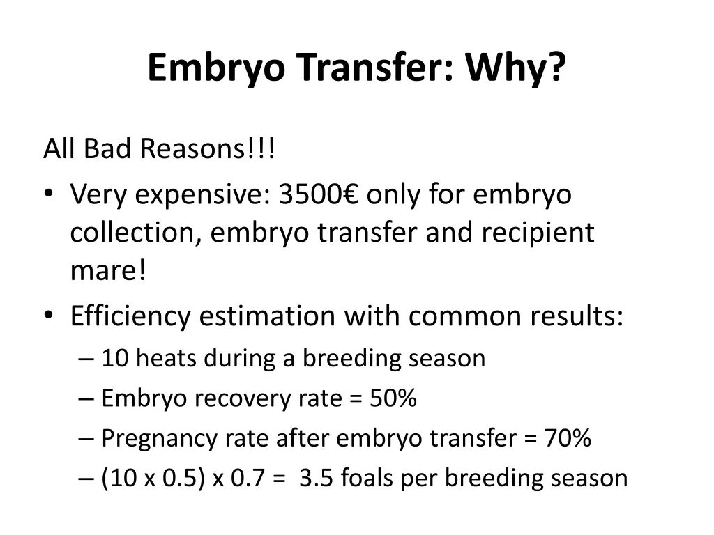 embryo transfer why 1