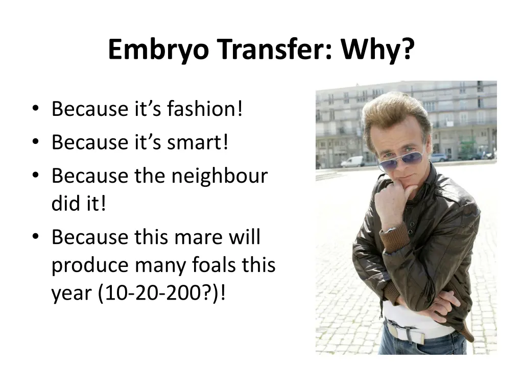 embryo transfer why