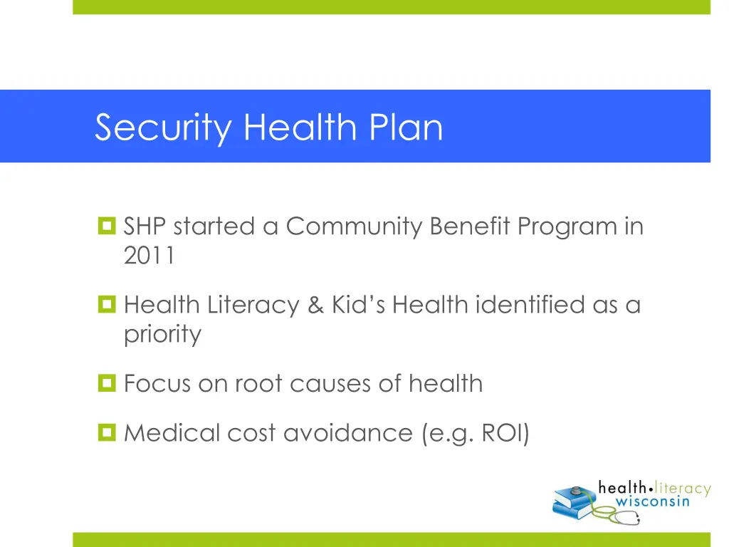 security health plan