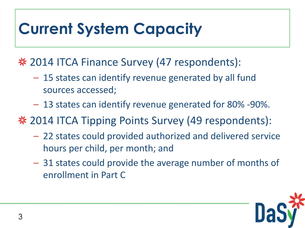 current system capacity