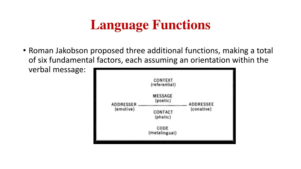 language functions 5