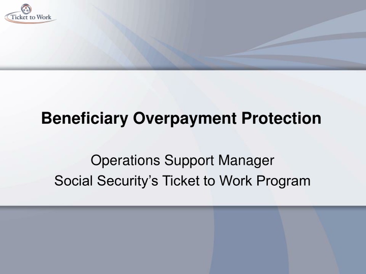 beneficiary overpayment protection