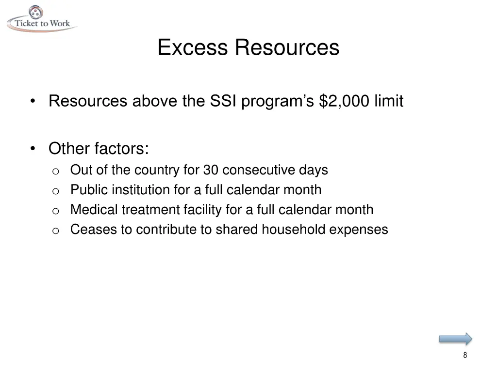 excess resources