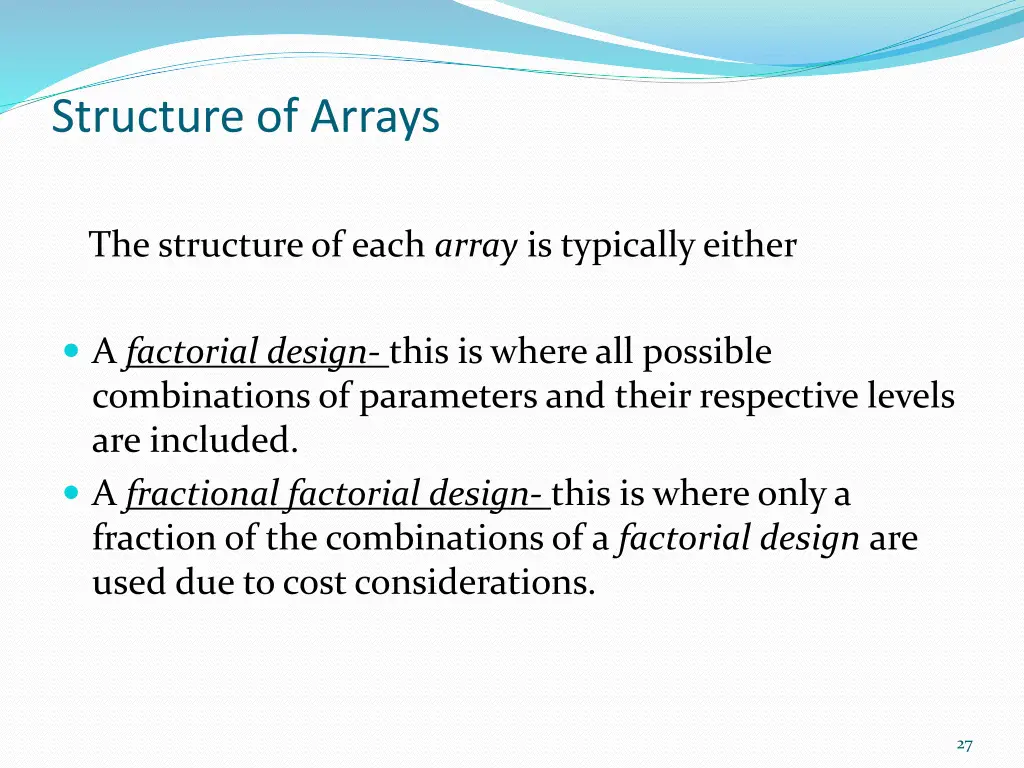 structure of arrays