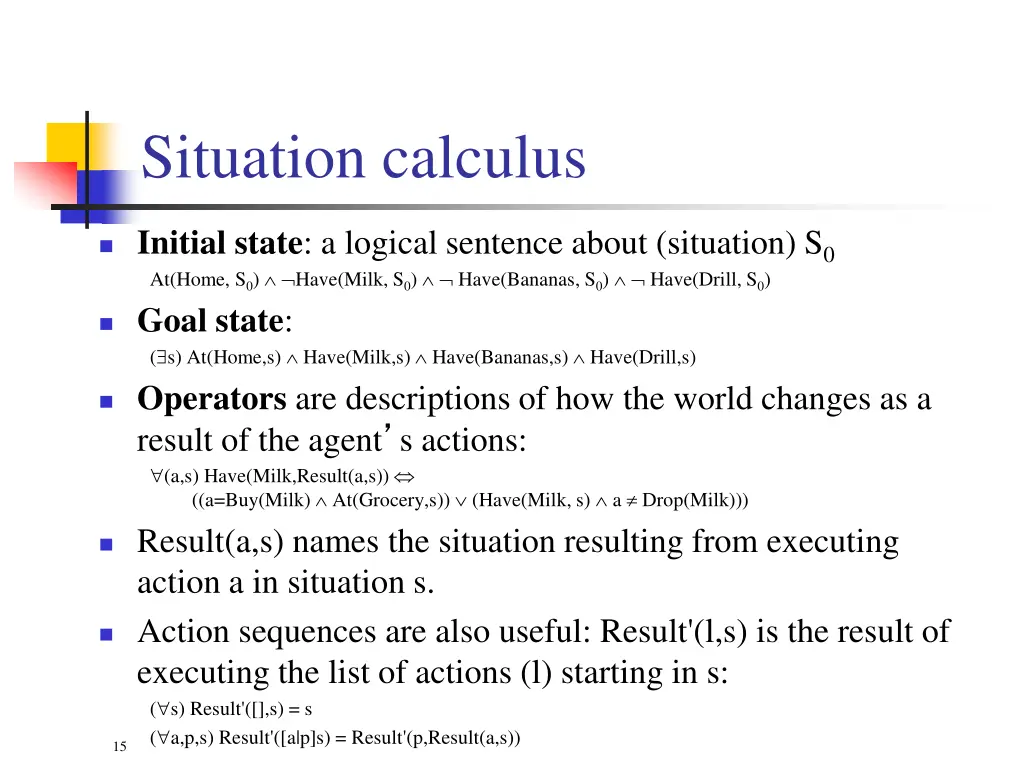 situation calculus