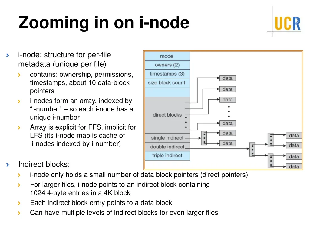 zooming in on i node