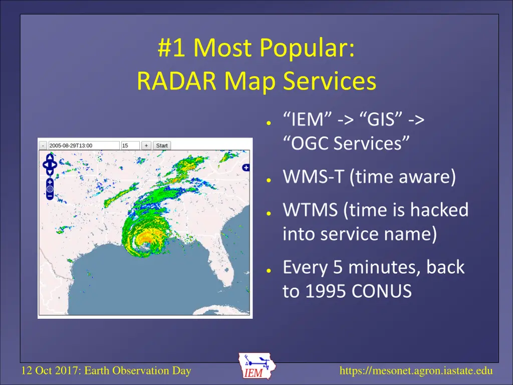 1 most popular radar map services