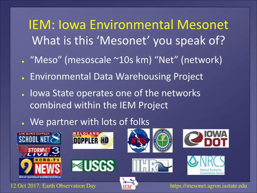 iem iowa environmental mesonet what is this