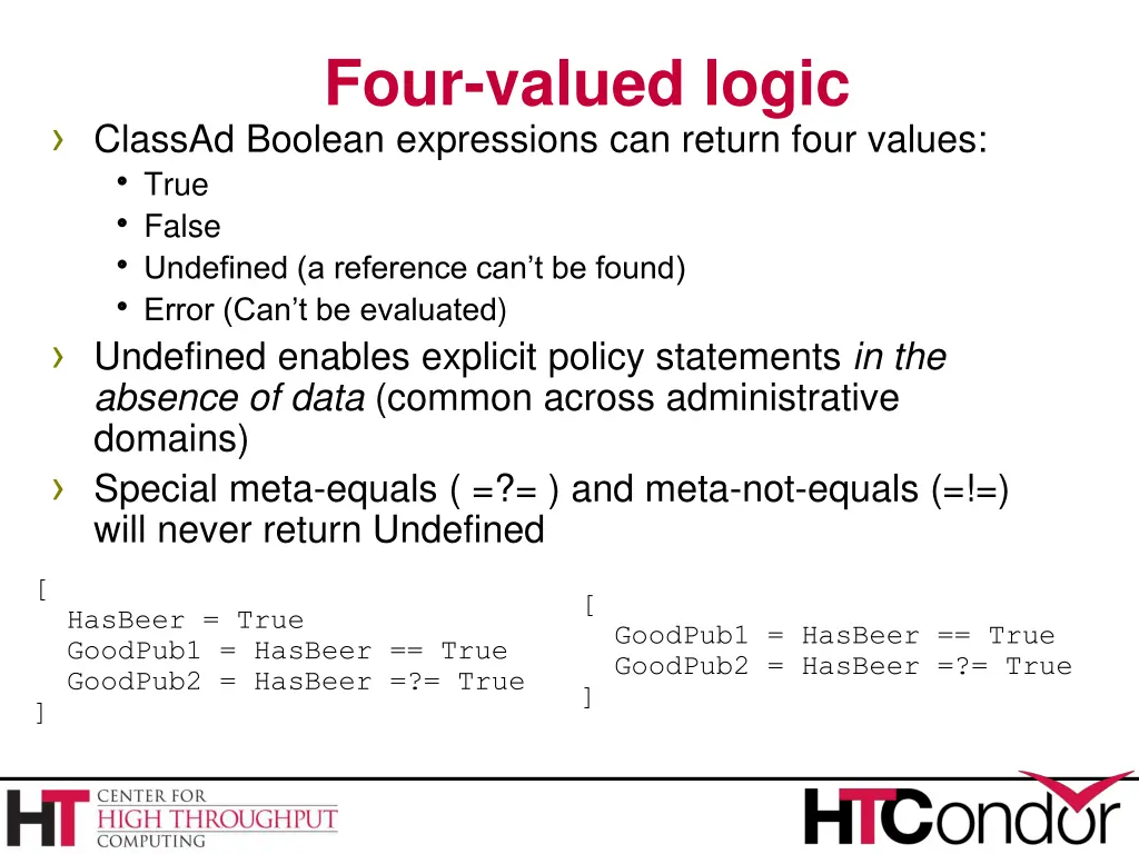 four valued logic