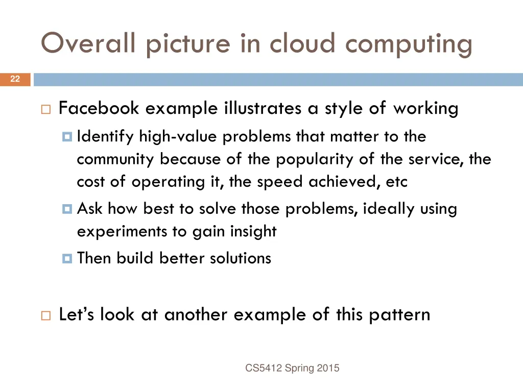 overall picture in cloud computing